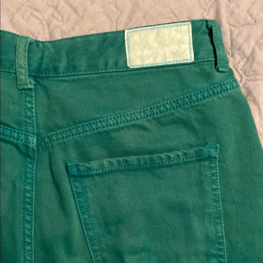 Zara Green Jeans